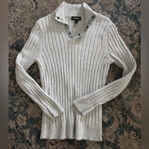 Express Fitted Cable Sweater